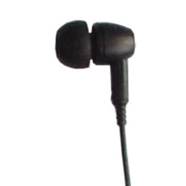 2.5mm 'Twist & Lock' Black 'High Noise Blocking' Earpiece for ITRQ (WPEB - TL) - Wireless Pacific - WPEB - TL