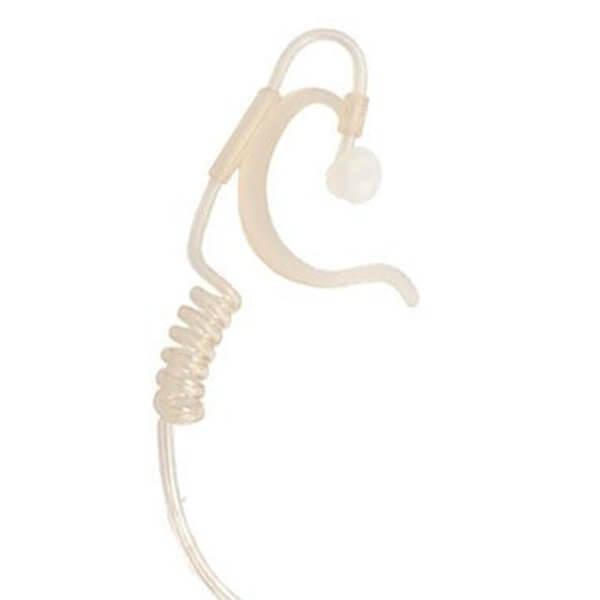 2.5mm 'Twist & Lock' - Clear Tube with Hook Earpiece for ITRQ Microphone System (WPTEH - TL) - Wireless Pacific - WPTEH - TL