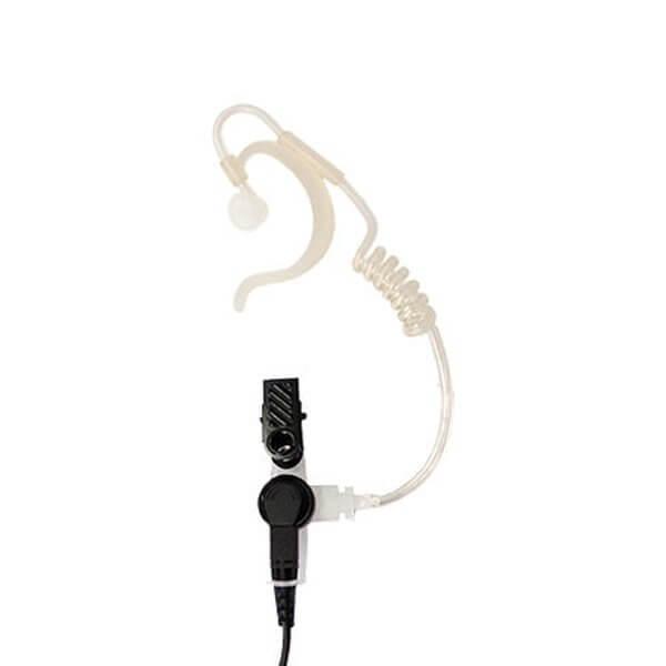 2.5mm 'Twist & Lock' - Clear Tube with Hook Earpiece for ITRQ Microphone System (WPTEH - TL) - Wireless Pacific - WPTEH - TL