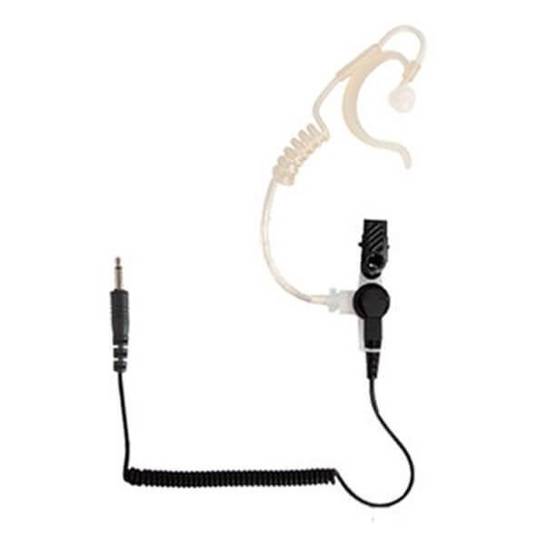 3.5mm - Clear Ear Tube with Hook 'Listen Only' Earpiece (WPTEH) - Wireless Pacific - WPTEH