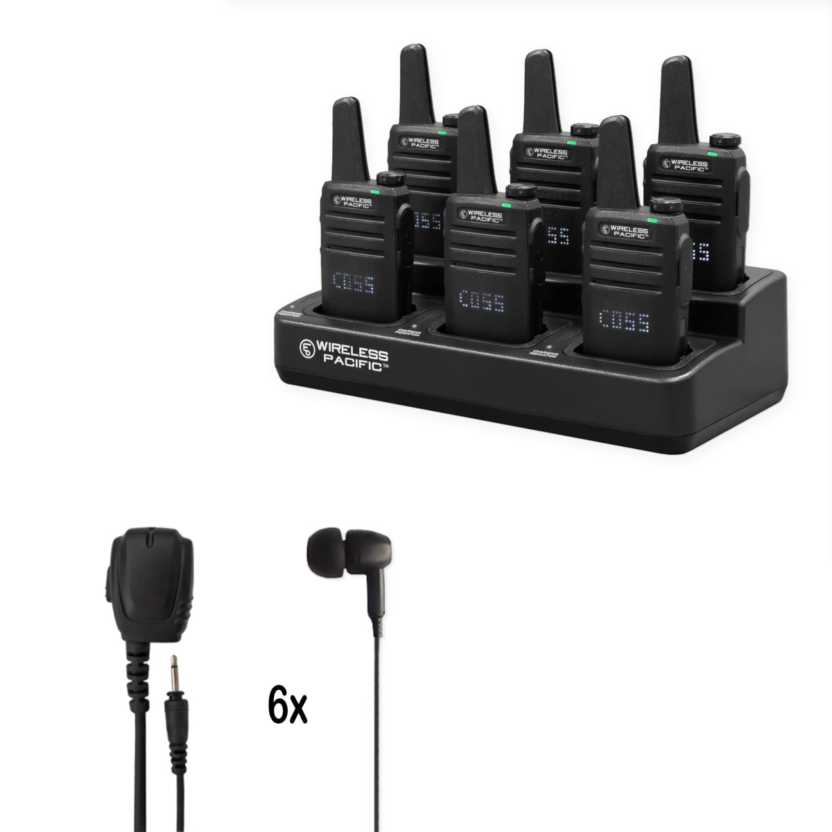 Go Pro DMR Digital / Analog Two Way Radio Bundle Package - Wireless Pacific - GPR - 6 - EB - 8