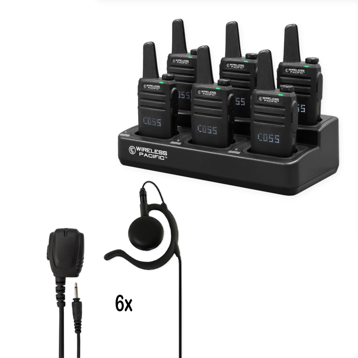 Go Pro DMR Digital / Analog Two Way Radio Bundle Package - Wireless Pacific - GPR - 6 - EH - 8