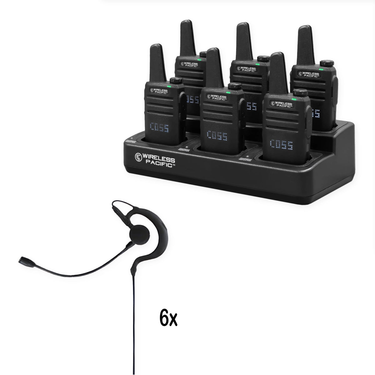 Go Pro DMR Digital / Analog Two Way Radio Bundle Package - Wireless Pacific - GPR - 6 - ULH - 8