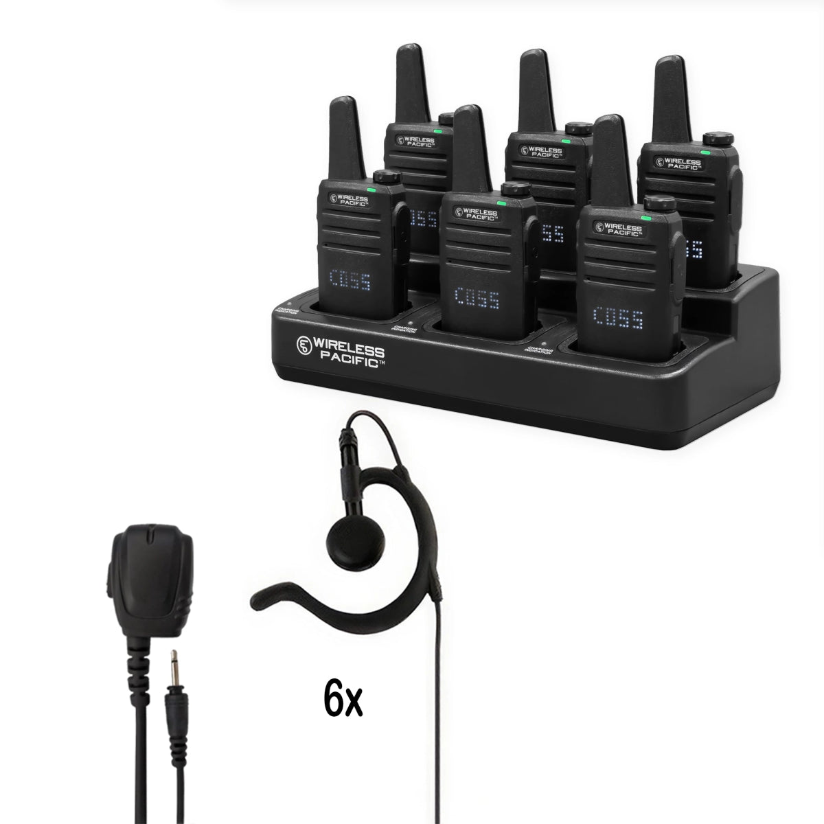 Go Pro DMR Digital / Analog Two Way Radio Bundle Package - Wireless Pacific - GPR - 6 - BEH - 8