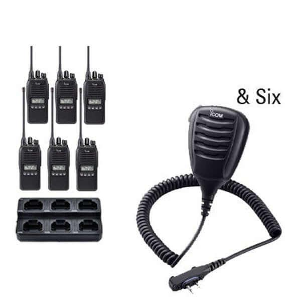 Icom IC - 41PRO UHF CB 80 Two Way Radio Bundle Package - Icom - IC41Pro - Programming - WPWNC - WP6WC