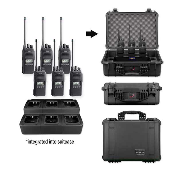 Icom IC - 41PRO UHF CB 80 Two Way Radio Bundle Package - Icom - IC41Pro-Bundle-GPP-41Pro