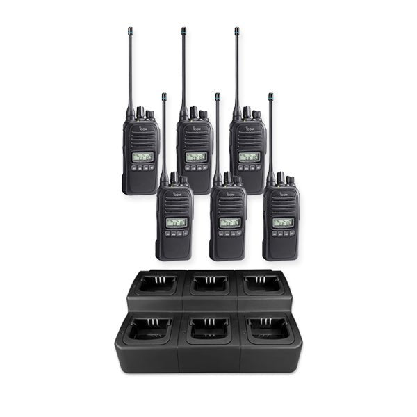 Icom IC - 41PRO UHF CB 80 Two Way Radio Bundle Package - Icom - IC41Pro-Bundle-WP6WC-41Pro