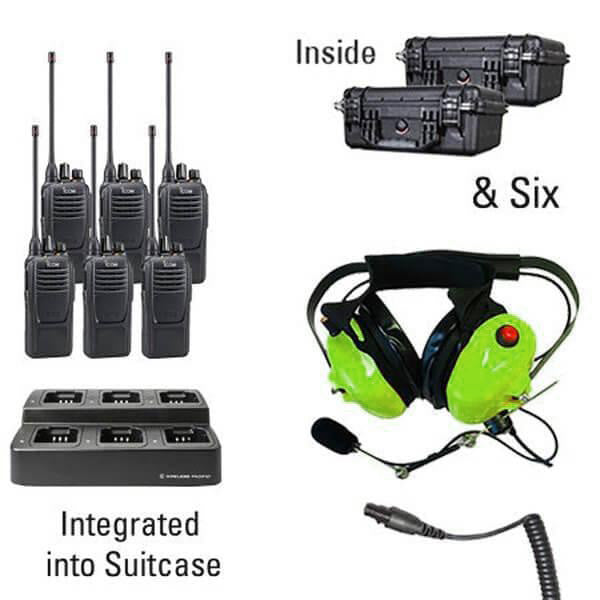 Icom IC - F2100D / IC - F1100D | IDAS Digital Two Way Radio Bundle Package - Icom - ICF21 - 11D - 6 - SHD - S