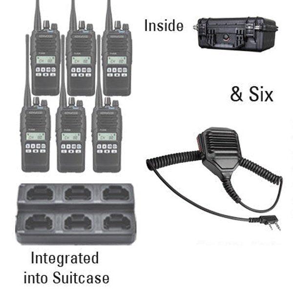 Kenwood NX - 1300 DMR / NXDN Two Way Radio Bundle Package - Kenwood - NX1300 - 6