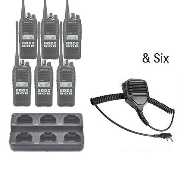 Kenwood NX - 1300 DMR / NXDN Two Way Radio Bundle Package - Kenwood - NX1300 - 6