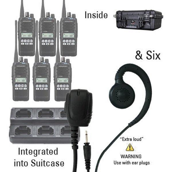 Kenwood NX - 1300 DMR / NXDN Two Way Radio Bundle Package - Kenwood - NX1300 - 6