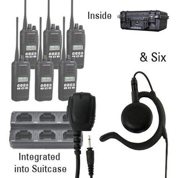 Kenwood NX - 1300 DMR / NXDN Two Way Radio Bundle Package - Kenwood - NX1300 - 6 - EH - S