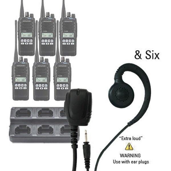 Kenwood NX - 1300 DMR / NXDN Two Way Radio Bundle Package - Kenwood - NX1300 - 6