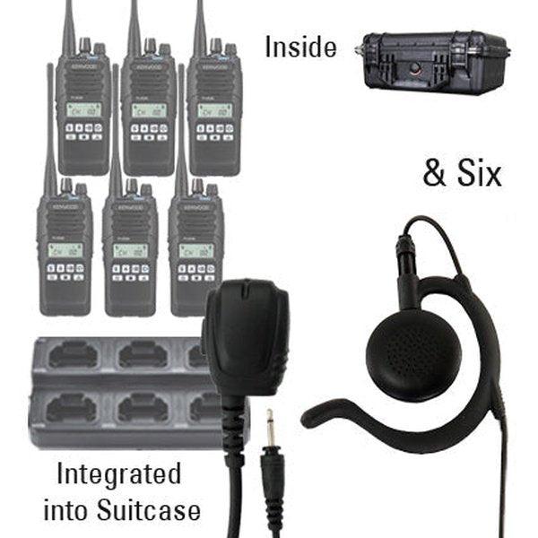 Kenwood NX - 1300 DMR / NXDN Two Way Radio Bundle Package - Kenwood - NX1300 - 6