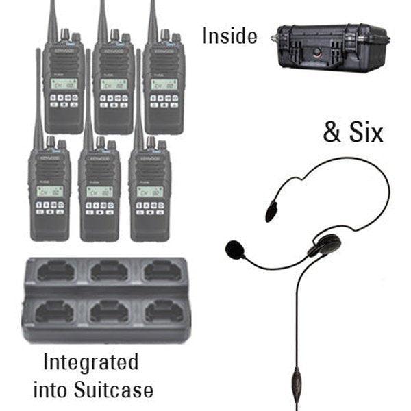 Kenwood NX - 1300 DMR / NXDN Two Way Radio Bundle Package - Kenwood - NX1300 - 6