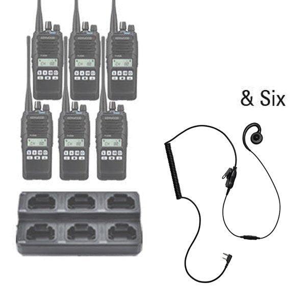 Kenwood NX - 1300 DMR / NXDN Two Way Radio Bundle Package - Kenwood - NX1300 - 6