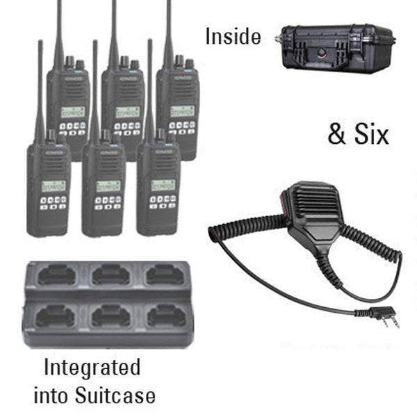 Kenwood NX - 1300 DMR / NXDN Two Way Radio Bundle Package - Kenwood - NX1300 - 6 - RSM - S
