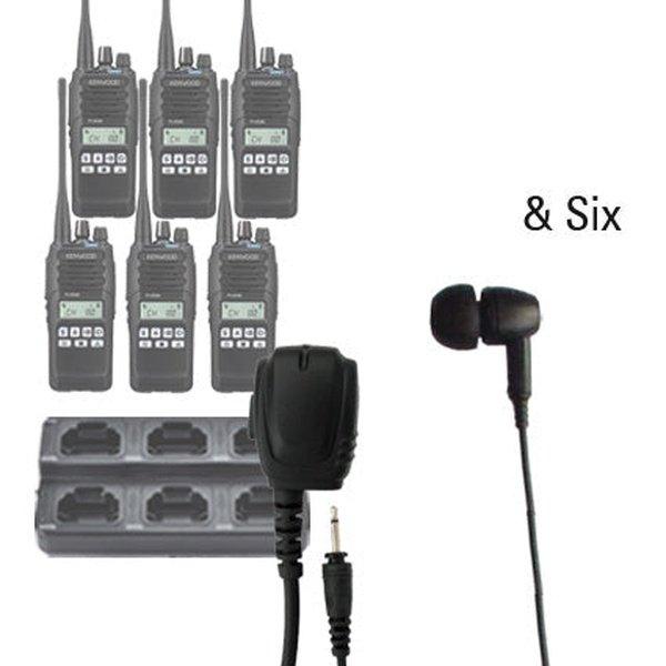 Kenwood NX - 1300 DMR / NXDN Two Way Radio Bundle Package - Kenwood - NX1300 - 6