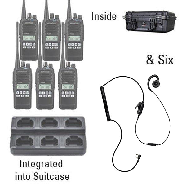 Kenwood NX - 1300 DMR / NXDN Two Way Radio Bundle Package - Kenwood - NX1300 - 6