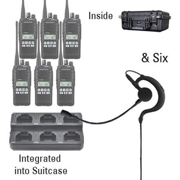 Kenwood NX - 1300 DMR / NXDN Two Way Radio Bundle Package - Kenwood - NX1300 - 6