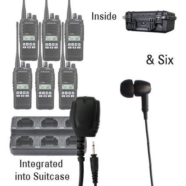 Kenwood NX - 1300 DMR / NXDN Two Way Radio Bundle Package - Kenwood - NX1300 - 6