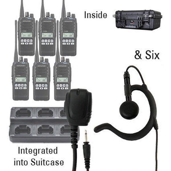 Kenwood NX - 1300 DMR / NXDN Two Way Radio Bundle Package - Kenwood - NX1300 - 6