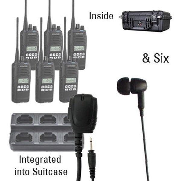 Kenwood NX - 1300 DMR / NXDN Two Way Radio Bundle Package - Kenwood - NX1300 - 6 - EB - S