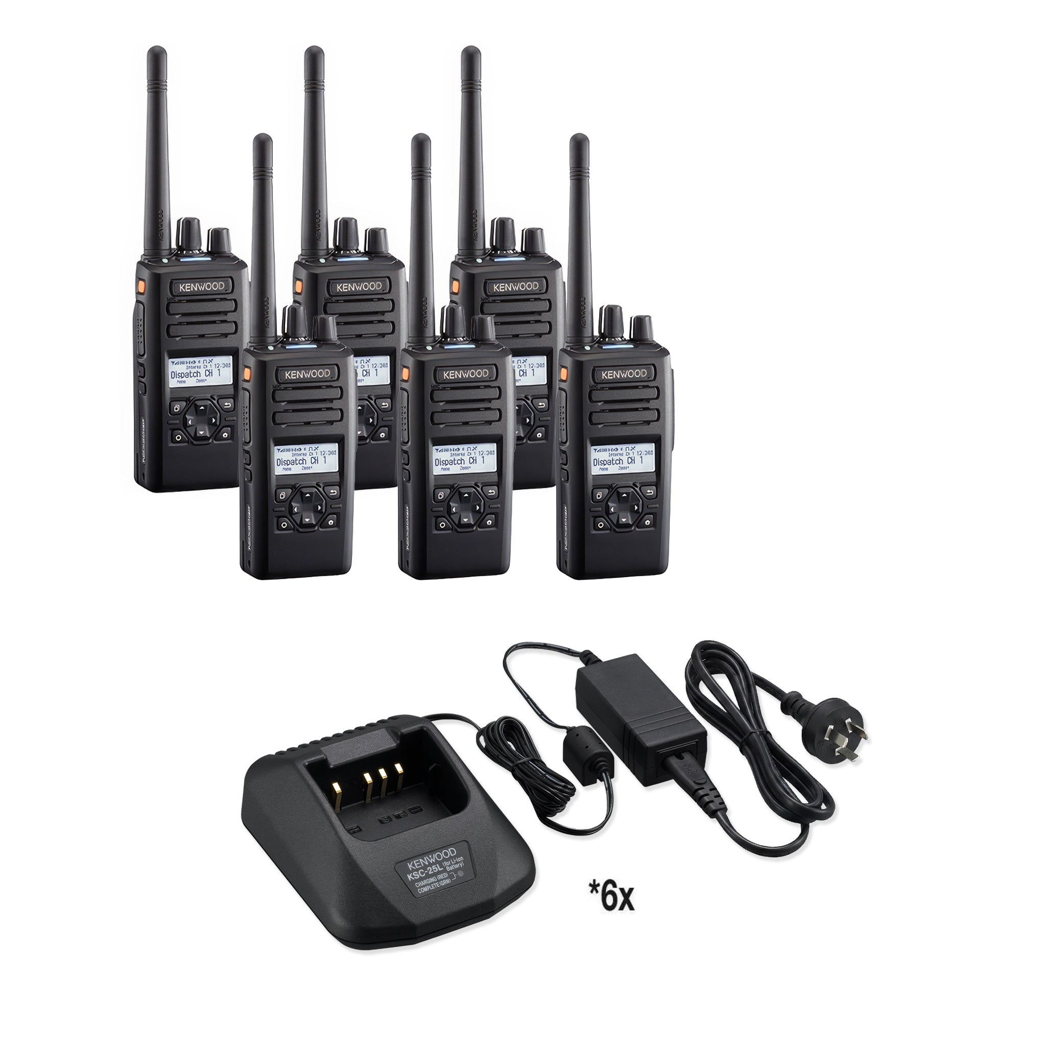 Kenwood NX-3320 (NX-3000 Series) UHF Two Way Radio | Bundle Package