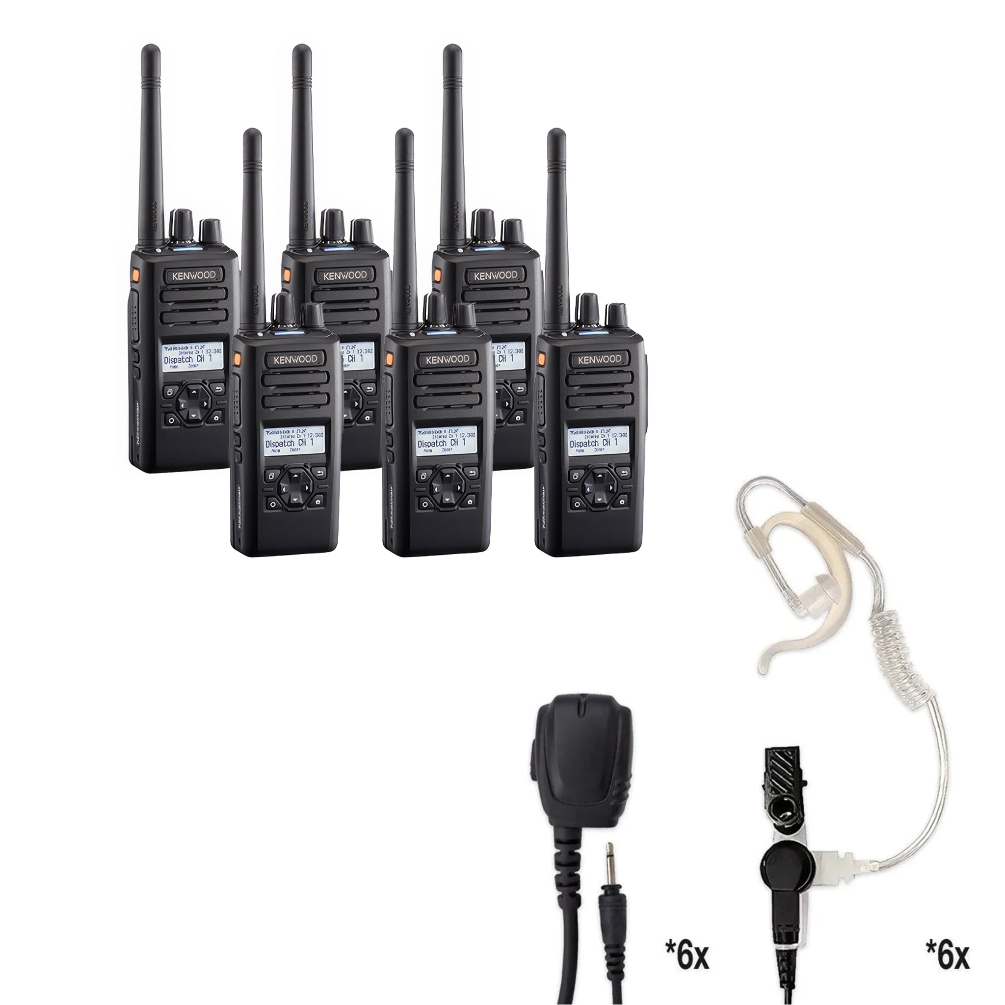Kenwood NX-3320 (NX-3000 Series) UHF Two Way Radio | Bundle Package