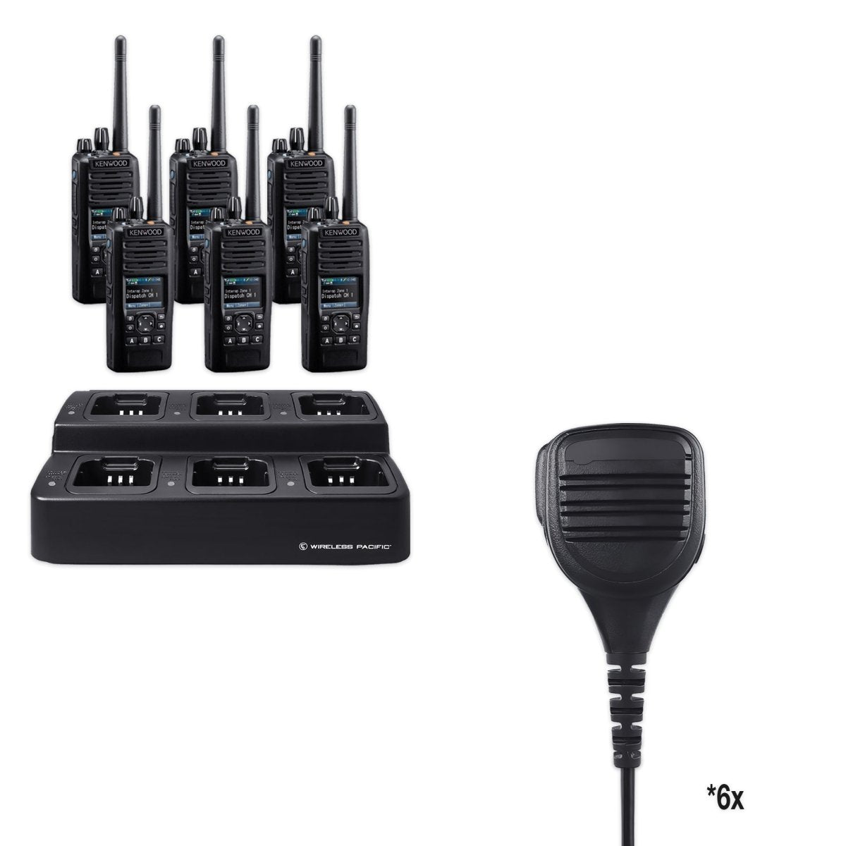 Kenwood NX - 5300 | UHF Digital (Multi - Mode) Two Way Radio Bundle Package - Kenwood -