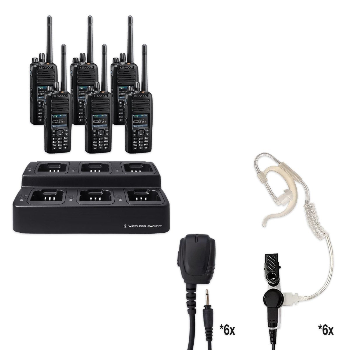 Kenwood NX - 5300 | UHF Digital (Multi - Mode) Two Way Radio Bundle Package - Kenwood -