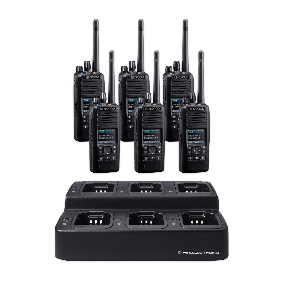 Kenwood NX - 5300 | UHF Digital (Multi - Mode) Two Way Radio Bundle Package - Kenwood -