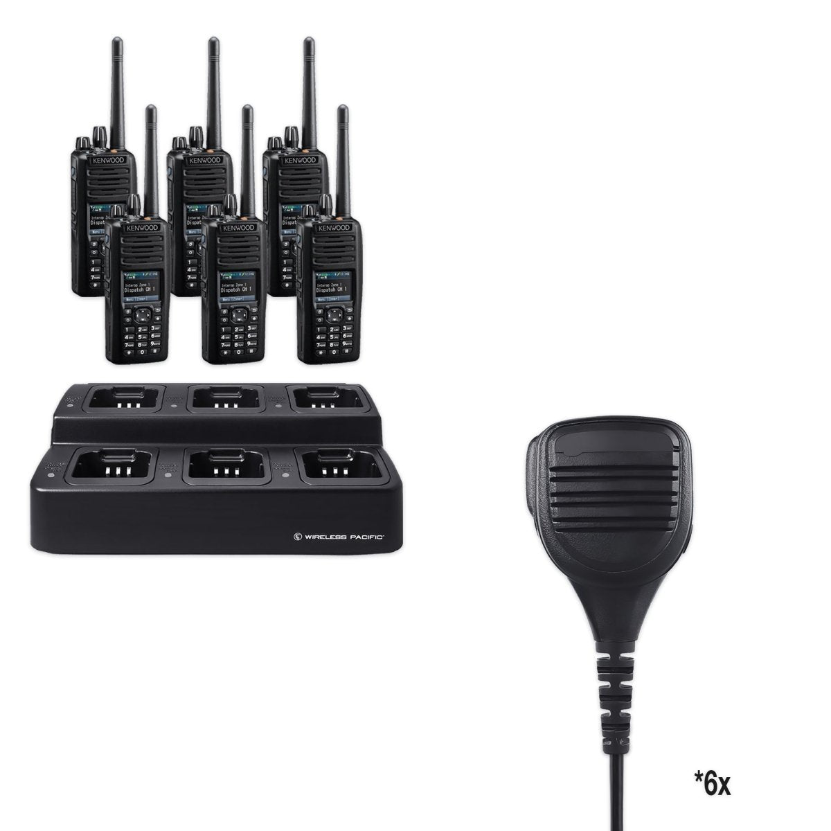 Kenwood NX - 5300 | UHF Digital (Multi - Mode) Two Way Radio Bundle Package - Kenwood -