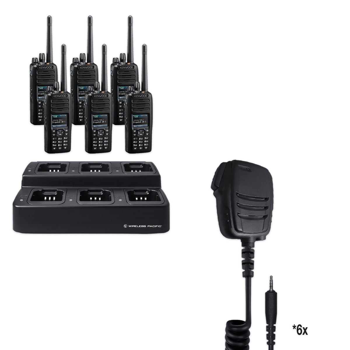 Kenwood NX - 5300 | UHF Digital (Multi - Mode) Two Way Radio Bundle Package - Kenwood -