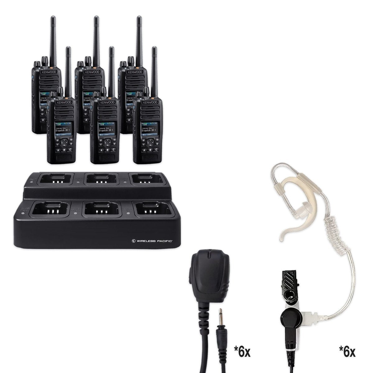 Kenwood NX - 5300 | UHF Digital (Multi - Mode) Two Way Radio Bundle Package - Kenwood -