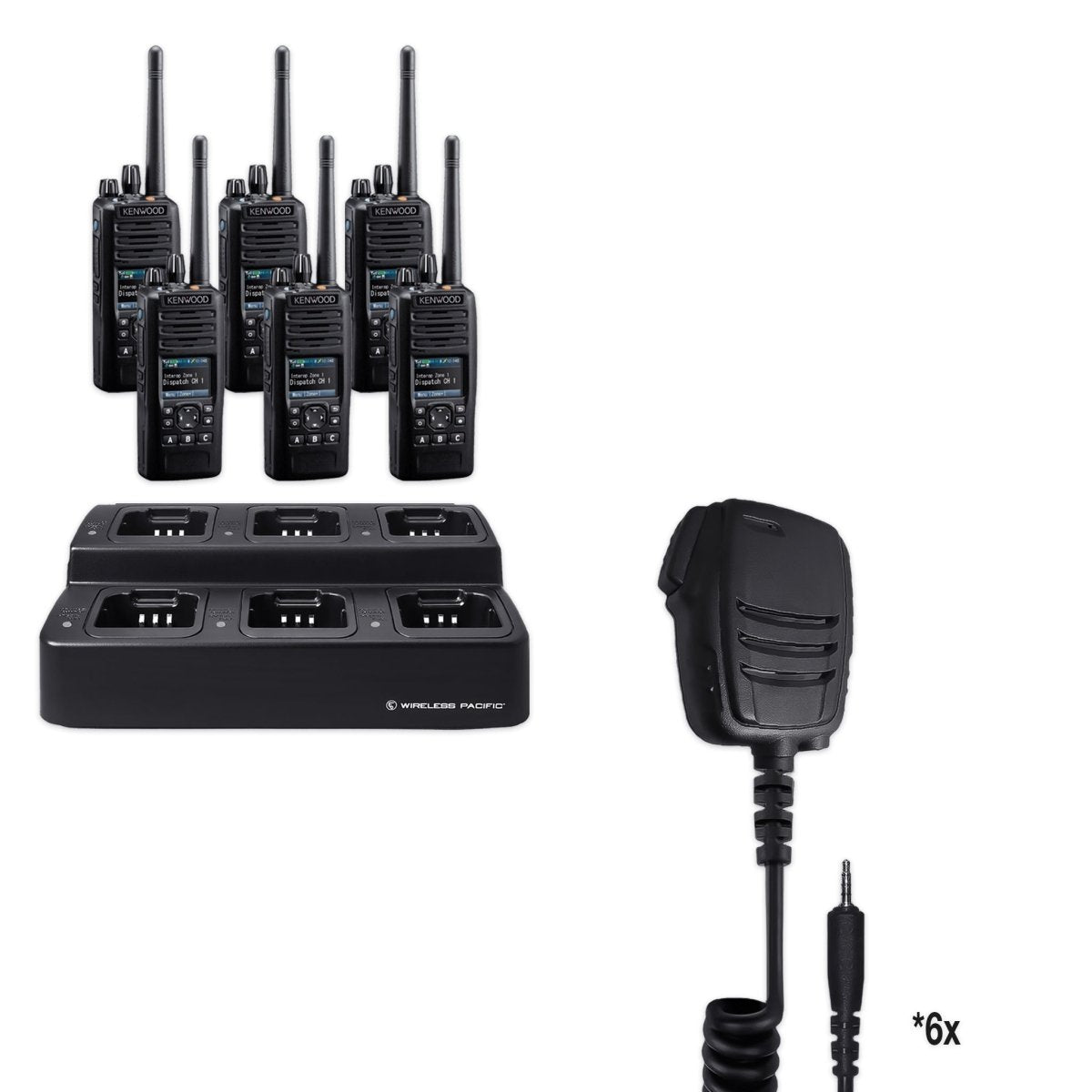 Kenwood NX - 5300 | UHF Digital (Multi - Mode) Two Way Radio Bundle Package - Kenwood -