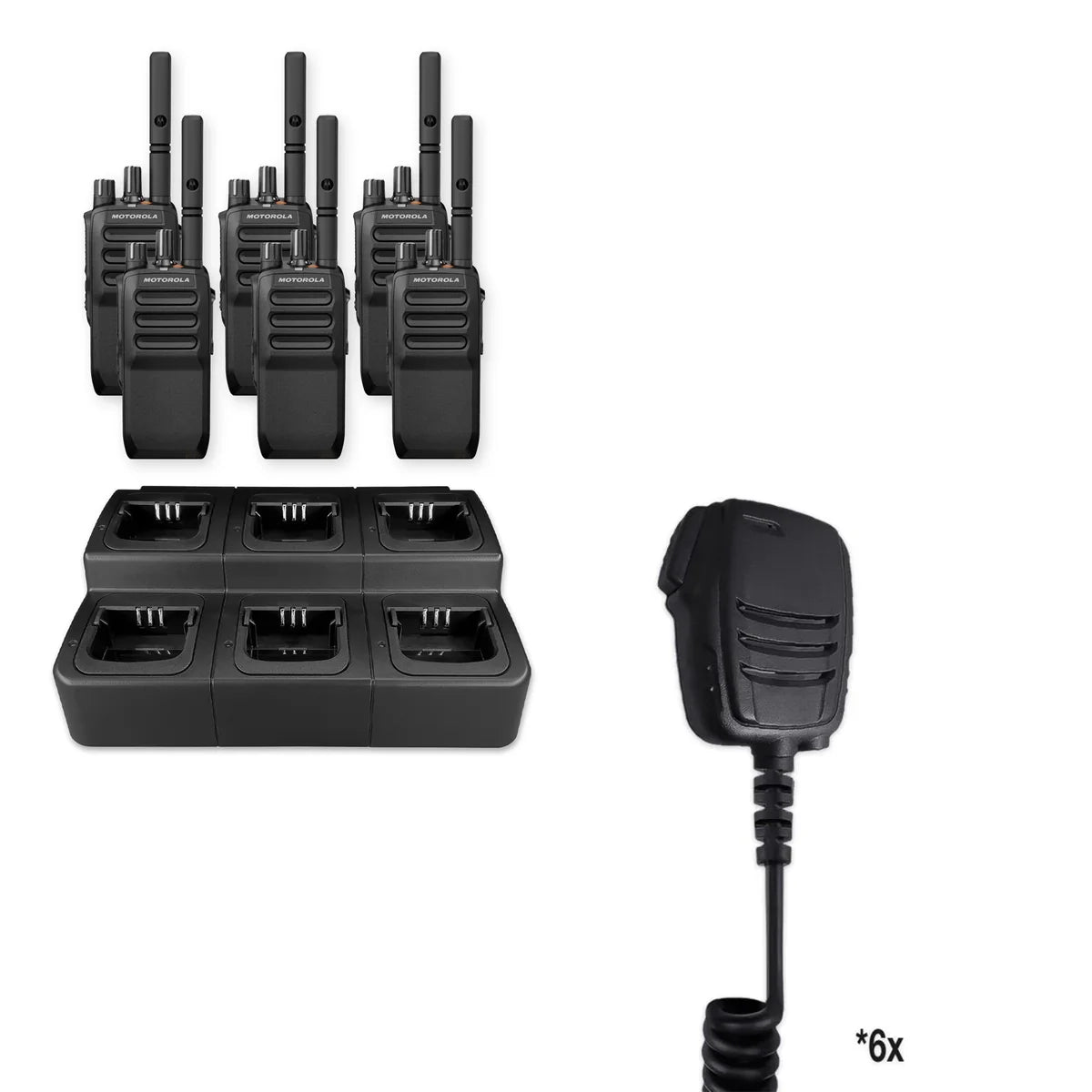 Motorola R5 Two Way Radio | Rapid Deployment Bundle Package - Motorola - R5 - NKP - RWPMPN4293 - WPWNC