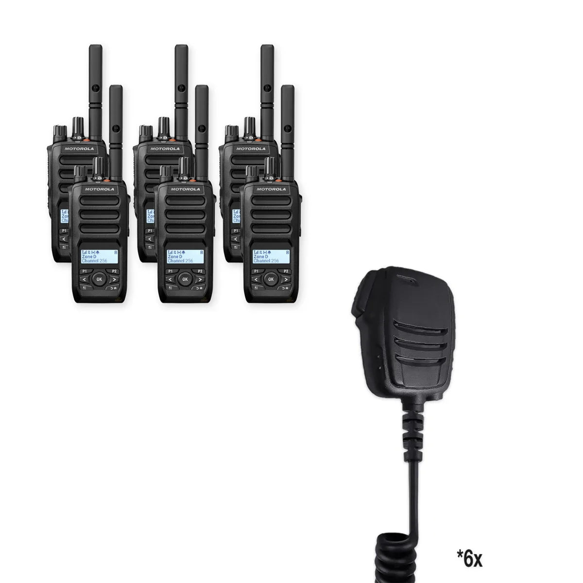 Motorola R5 Two Way Radio | Rapid Deployment Bundle Package - Motorola - R5 - NKP - RWPMPN4293 - WPITRQ - WPEH - TL