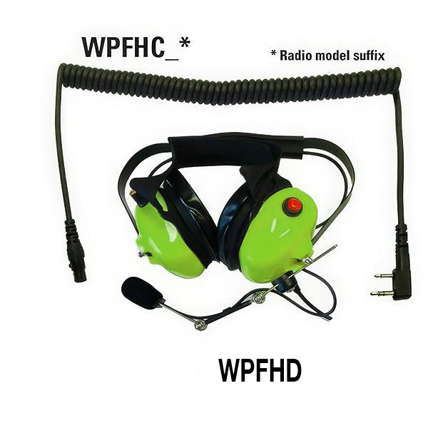 Smart Heavy Duty Hearing Protection Headset - Model WPFHD - Wireless Pacific - WPSHD - F