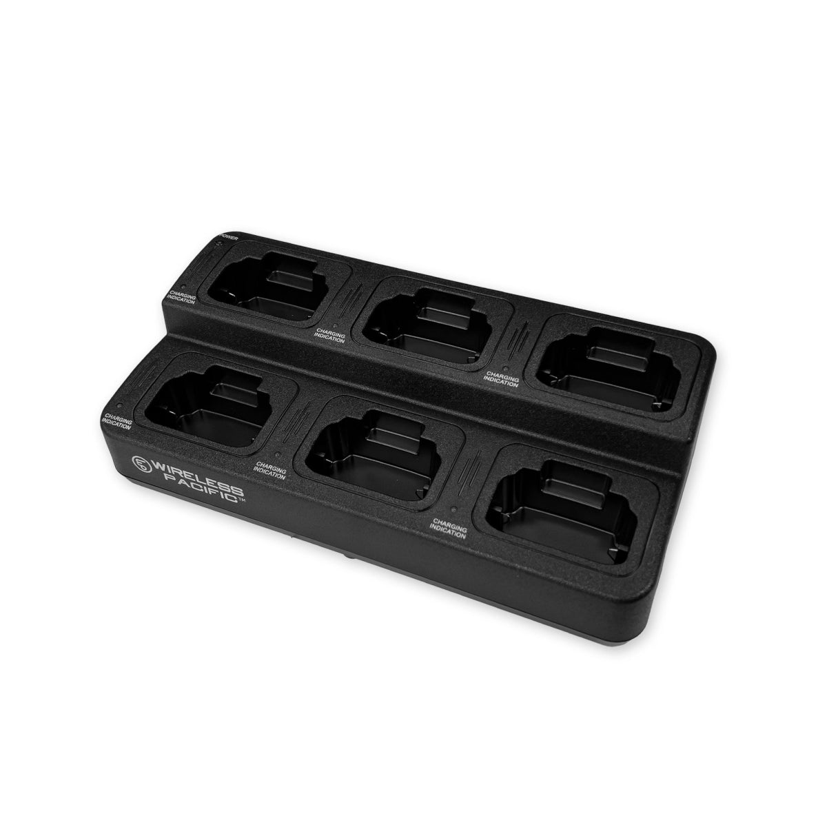 Wireless Pacific WP6WC - GO 6 - Way Desktop Multi - Unit Smart Charger for Go Pro & Go Pro GPR Radios - Wireless Pacific - WP6WC - GO