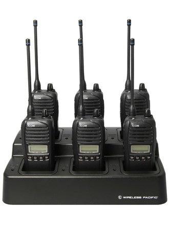 WP6WC - 41W 6 Way Multi Unit SmartCharger - Icom Alternative - Wireless Pacific - WP6WC - 41W