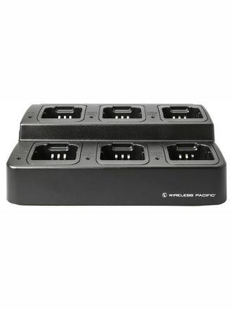 WP6WC - 41W 6 Way Multi Unit SmartCharger - Icom Alternative - Wireless Pacific - WP6WC - 41W
