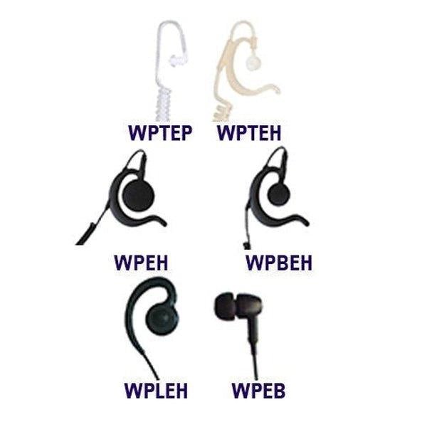 WPITRQ - i4W Lapel Mic w/ Detachable Earpiece for Icom IC - 41 Pro / F2100D - Wireless Pacific - WPITRQ - i4W - BEH