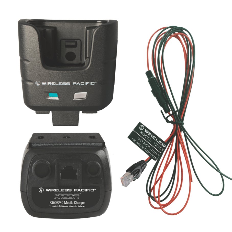 X10DR Mobile Vehicle Mount Charger. Model: XMVC - Wireless Pacific - XMVC