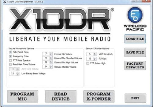 X10DR Programming Cable Kit - Wireless Pacific - XFPK