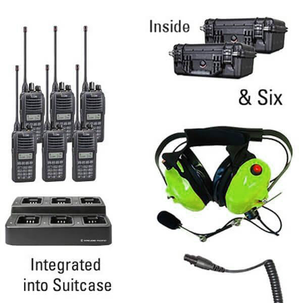 Icom IC - F2100D / IC - F1100D | IDAS Digital Two Way Radio Bundle Package - Icom - ICF21 - 11DT - 6 - SHD - S