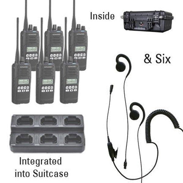 Kenwood NX - 1300 DMR / NXDN Two Way Radio Bundle Package - Kenwood - NX1300 - 6 - SSM2 - S