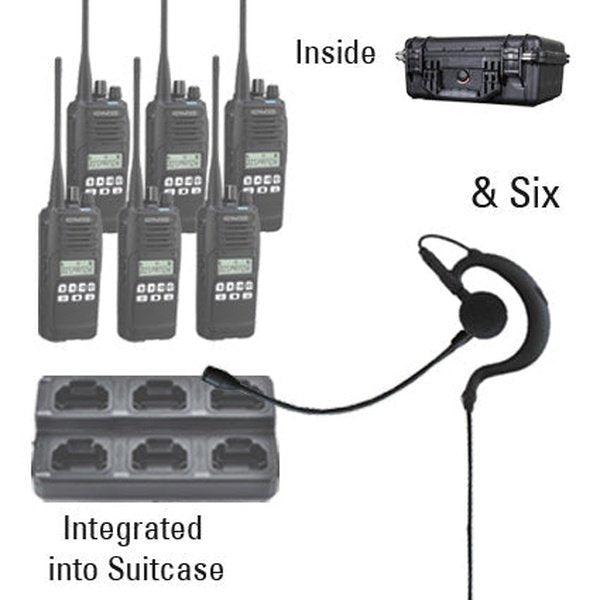 Kenwood NX - 1300 DMR / NXDN Two Way Radio Bundle Package - Kenwood - NX1300 - 6 - ULH - S