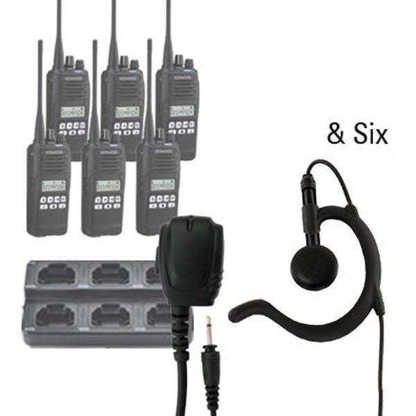 Kenwood NX - 1300 DMR / NXDN Two Way Radio Bundle Package - Kenwood - NX1300 - 6 - BEH