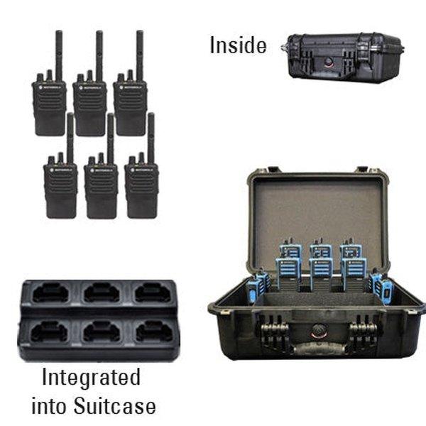 Motorola MotoTRBO Digital DP3441e DP4000e Radio Six Pack